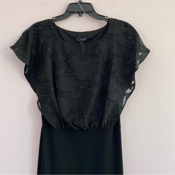 NEW Macy’s Connected Apparel Cape-Overlay Sheath Dress size 10 - Picture 6 of 13